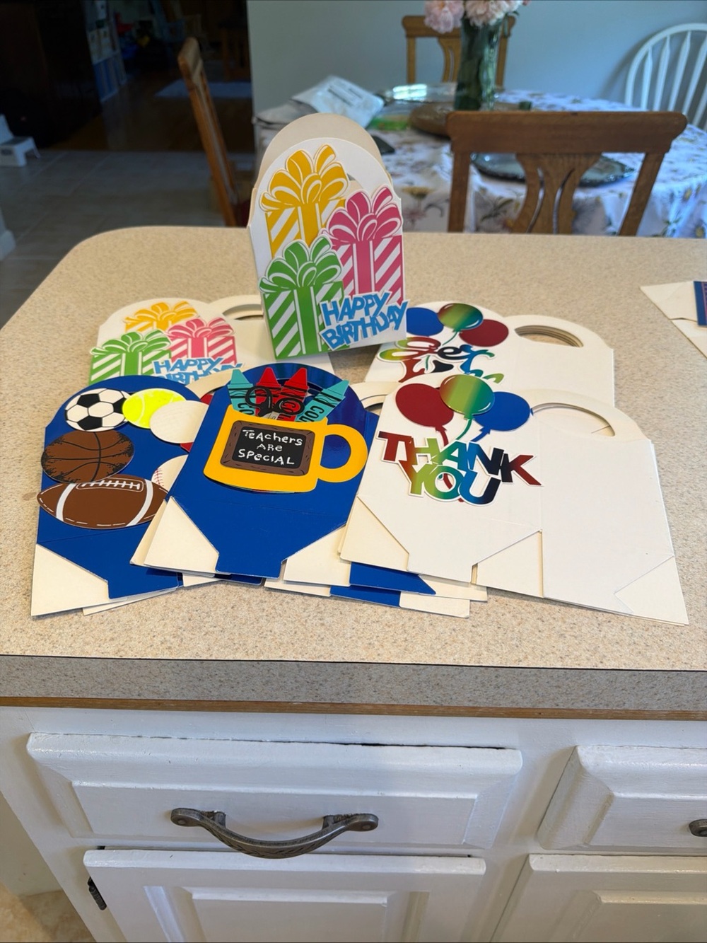 Assorted Holiday & Celebration Treat Boxes – Blue, Green, Pink, Yellow